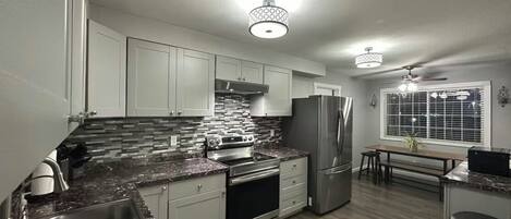 Microwave, coffee/tea maker