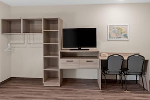 Desk, iron/ironing board, free WiFi, bed sheets