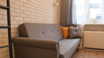 Estudio Confort, varias camas, cocineta, vista a la ciudad | Wifi gratis