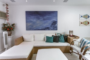 Living area - Bz24 Geribá 350 metros da praia 4 Suítes (Buzios)