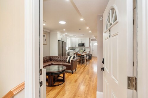 Bright & Renovated 3BR 2BA Boston 1st-floor Apt • Near T & FREE Parking 5581