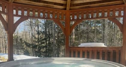 Private NH Escape | Cozy Fireplace & Deck