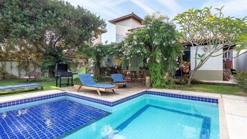 Deluxe House, 4 Bedrooms, Private Pool, Beachside | Pool | Indoor pool, pool umbrellas, pool loungers
