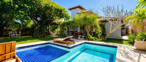 Hus Deluxe - 4 sovrum - privat pool - vid stranden | Pool