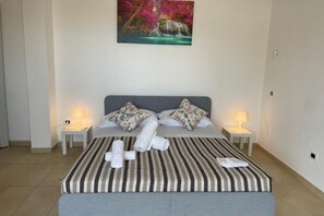 1 bedroom, iron/ironing board, travel crib, free WiFi