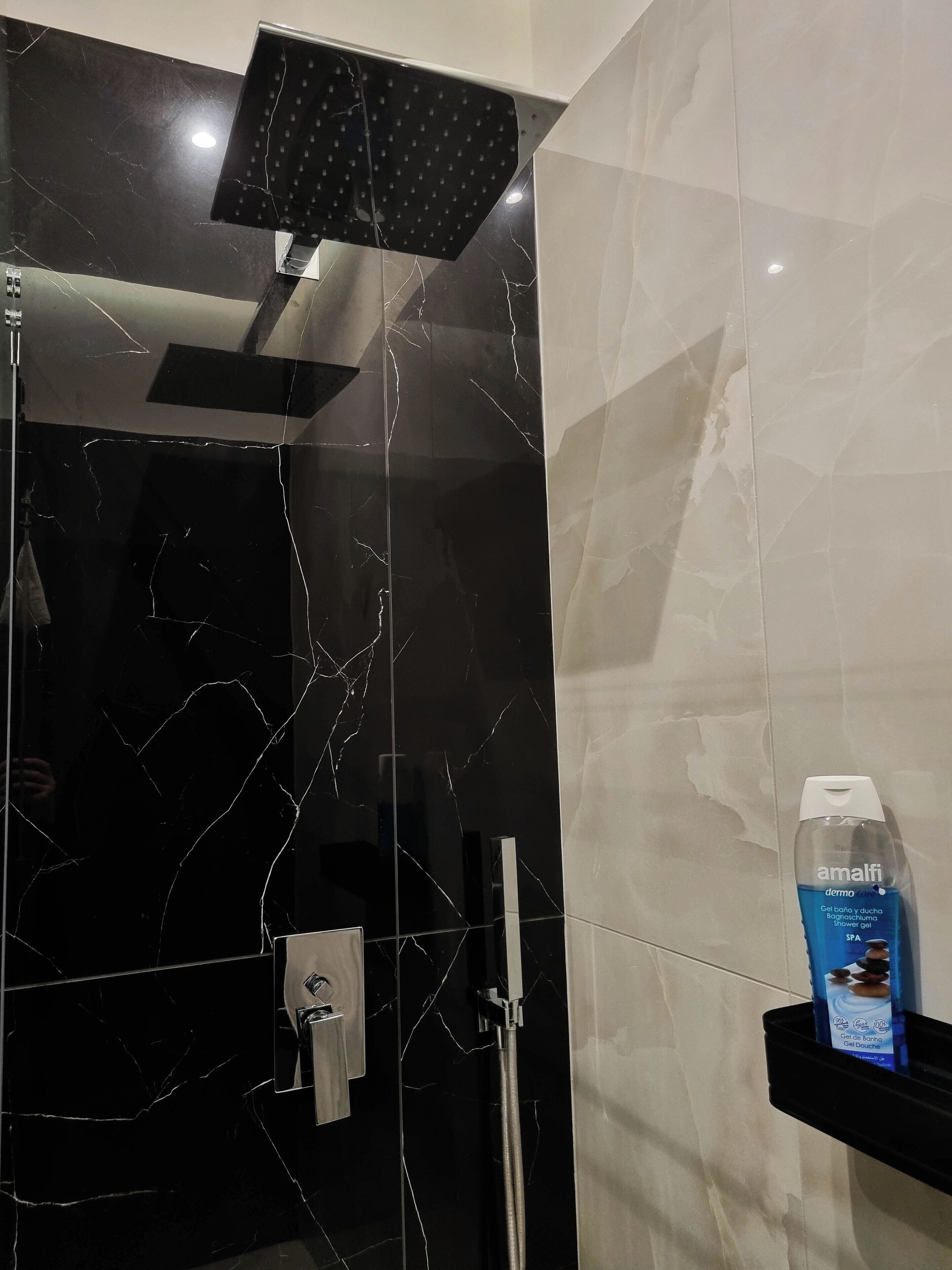 Free toiletries, hair dryer, bathrobes, towels