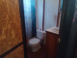 Shower, toilet paper
