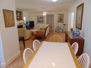 TV, fireplace, stereo, printers