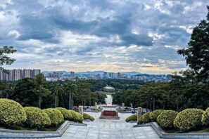 Blick von der Unterkunft