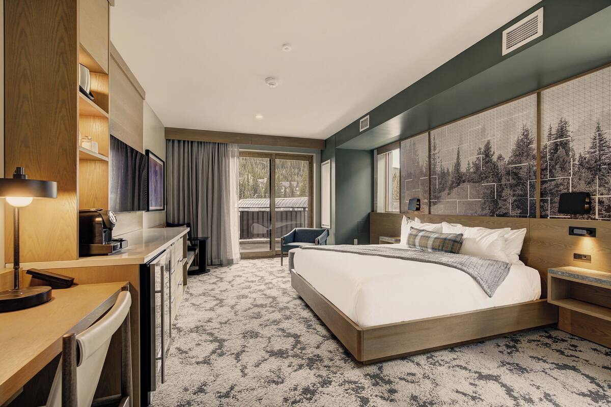 Chambre, 1 très grand lit (Alpine)