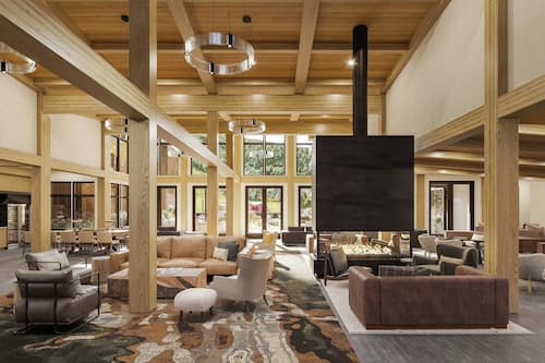 Sala de estar en el lobby