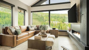 Premier Room, 3 Bedrooms (Alpine Residence) | Living room | 55-inch TV with cable channels, Netflix, streaming services