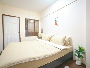 2 chambres, fer et planche Ă repasser, Wi-Fi, literie fournie