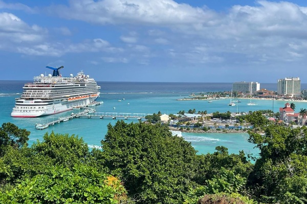 Cruise ship sighting (view from living room)