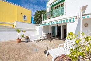 Terrace/patio - Vacation 'Pomelo 2' with Sea View, Wi-Fi and Air Conditioning (Arguineguin)