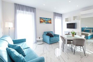 Classic Apartment, Balcony | Living area