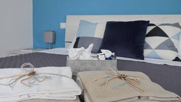 2 slaapkamers, een strijkplank/strijkijzer, gratis wifi, beddengoed