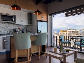 Microwave, oven, stovetop, dishwasher - Ocean Front View Suite in the Romantic Zone - C106 (Puerto Vallarta)