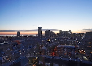 Vista de la ciutat des de l'allotjament