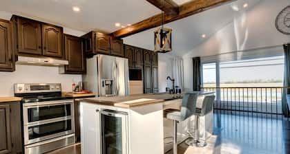 Maison au bord de l'eau + Spa extérieur en face du lac Saint Pierre