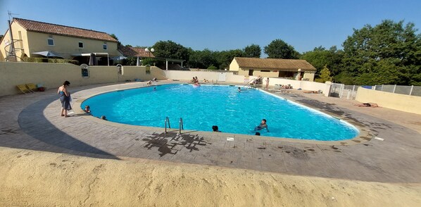 Pool - Atypical country cottage-style mobile home, quiet and bucolic (Méjannes-le-Clap)