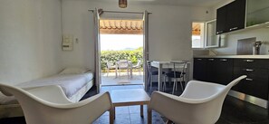 1 bedroom, free WiFi, bed sheets - Studio Dolce & Vita A1 with pool and terrace (Propriano)