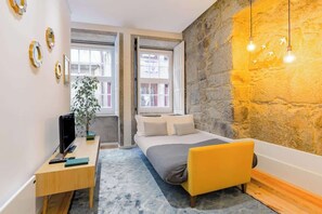 1 makuuhuone, silitysrauta/-lauta, vauvan matkasänky, Wi-Fi