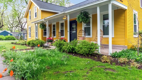 New!  Sunny Farmhouse w/ Fenced Yard & Sunroom
