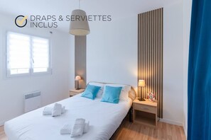 3 bedrooms, free WiFi, bed sheets - Grain De Sel - Single-storey house 100m to the sea (Porspoder)