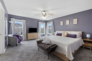 3 soverom, skrivebord, strykejern/-brett og wi-fi (inkludert)