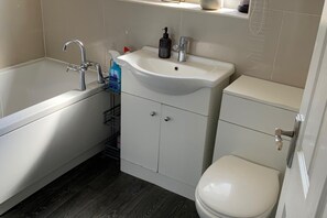 Hair dryer, towels