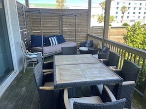 Studio Exclusif, 1 grand lit, patio, vue piscine | Terrasse/Patio
