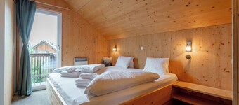 Fine chalet on a sunny slope