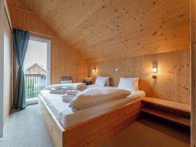 Fine chalet on a sunny slope