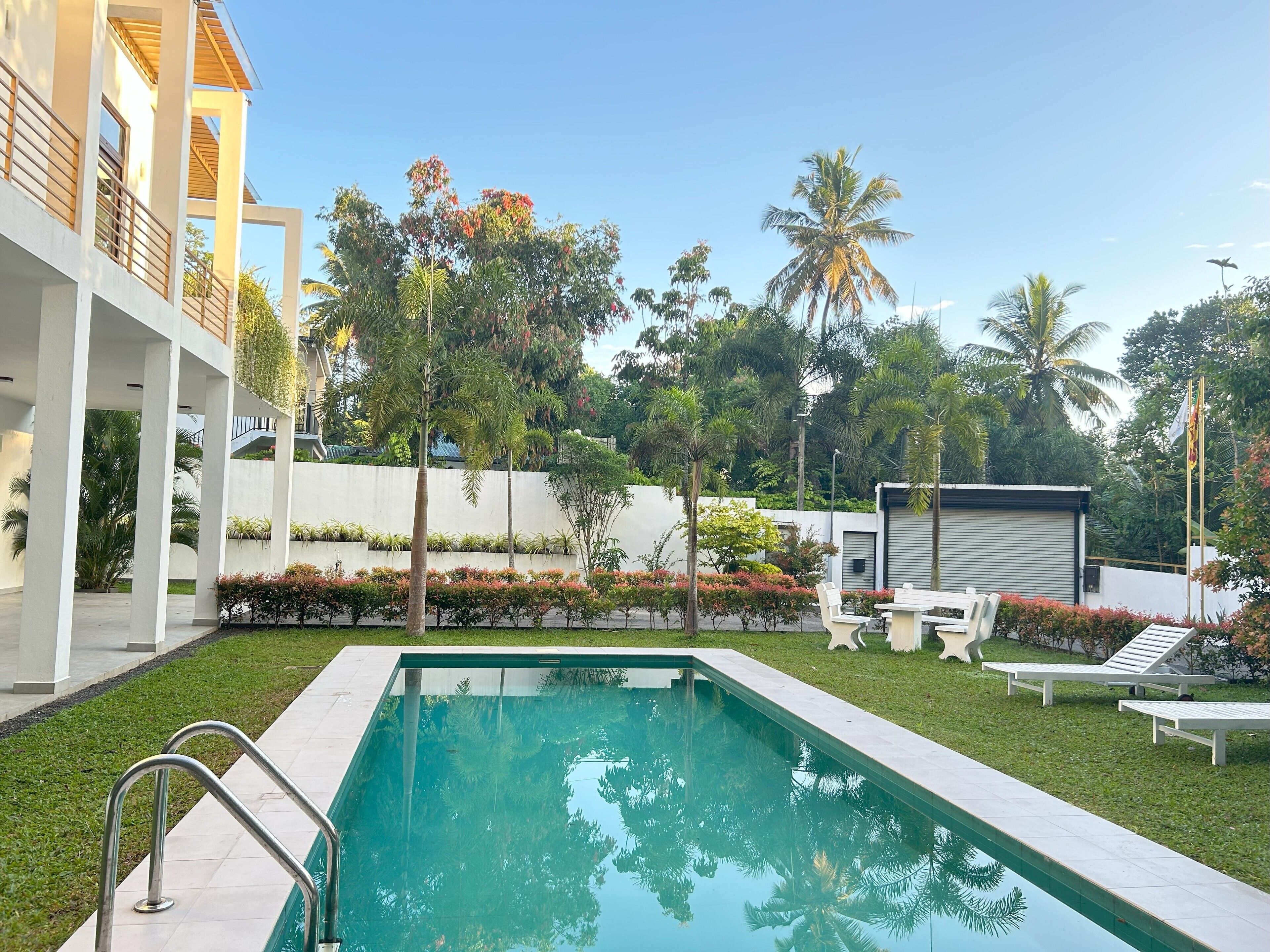 Alberca al aire libre 