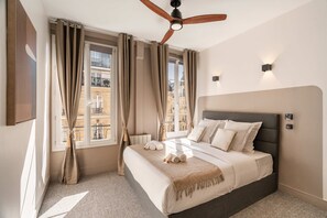 1 bedroom, iron/ironing board, travel crib, WiFi