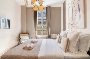 1 bedroom, iron/ironing board, travel crib, WiFi