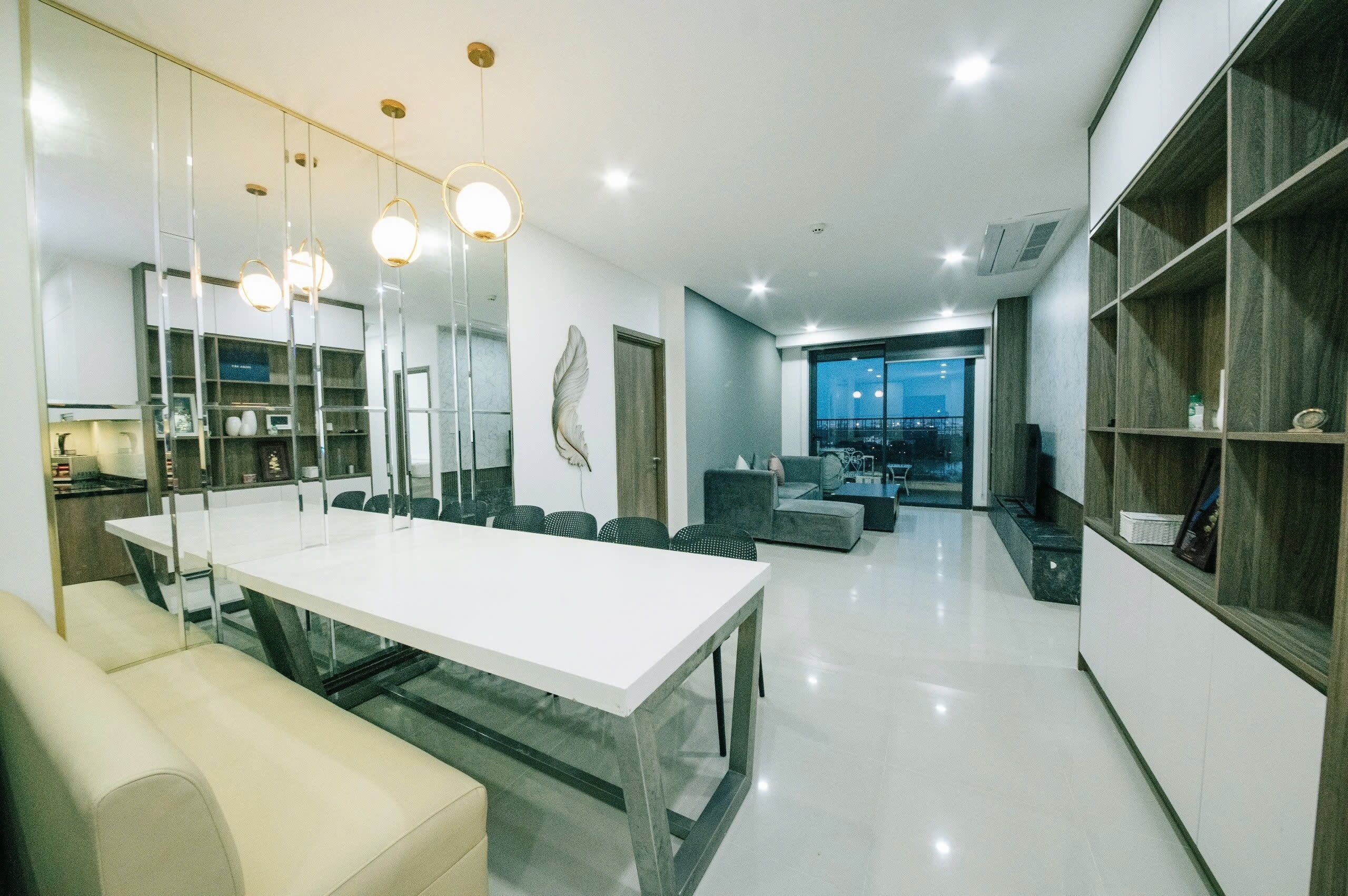 豪華公寓, 露台, 城市景 | 客廳