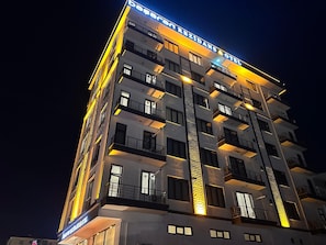 Façade de l’hébergement