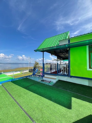 Villa, bassengutsikt | Utsikt fra rommet