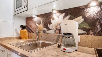 KĂŒhlschrank, Mikrowelle, Herdplatte, GeschirrspĂŒler