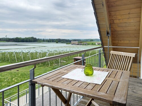 Chambre 'Waldzimmer' avec balcon privé, jardin commun et Wi-Fi – sans cuisine
