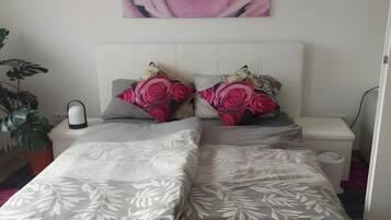 5 makuuhuonetta, vuodevaatteet