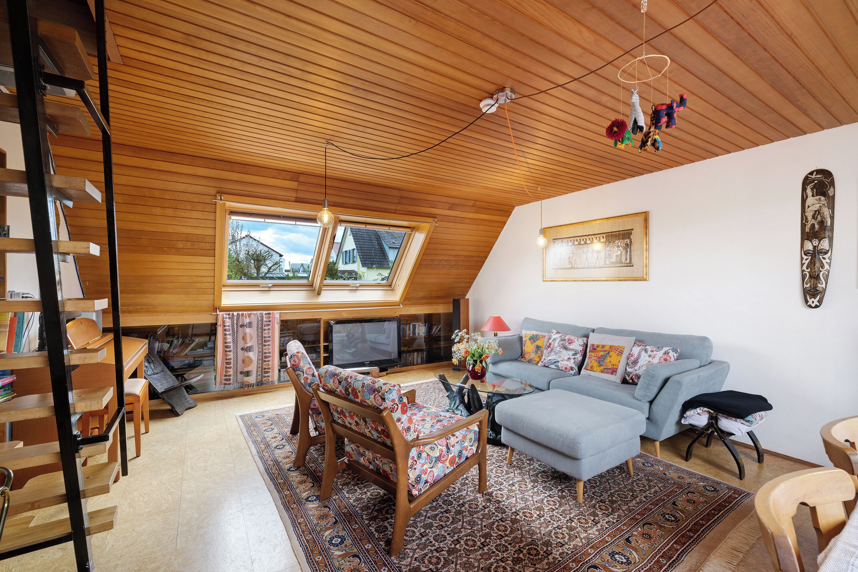 TV, DVD player, stereo