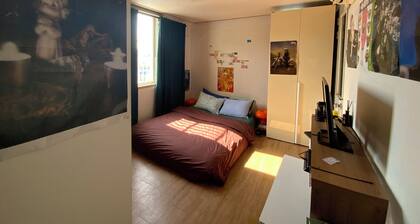 Tiny and Colorful Studio in Busan near Dongseo University with free parking lot