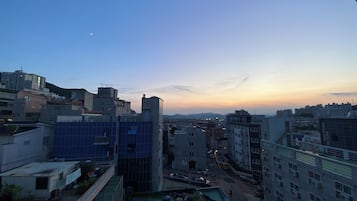 Blick von der Unterkunft