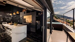 Luxury Penthouse, City View, Oceanfront | Private kitchen | Espresso maker, electric kettle - Shanti Dubrovnik (Dubrovnik)
