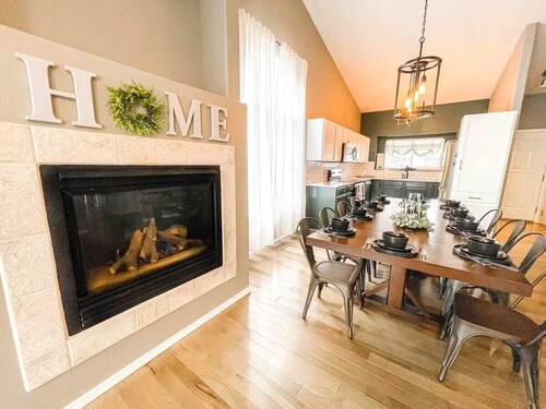 This spacious 5-bedroom, 3-bathroom retreat comfortably sleeps 14 guests (with room for 2 additional guests on the sleeper sofa for $50/night per person)