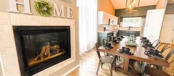 This spacious 5-bedroom, 3-bathroom retreat comfortably sleeps 14 guests (with room for 2 additional guests on the sleeper sofa for $50/night per person)