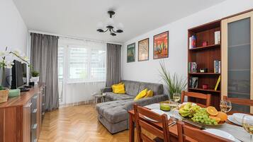 Comfort Apartment, City View | 1 bedroom, iron/ironing board, cribs/infant beds, free WiFi